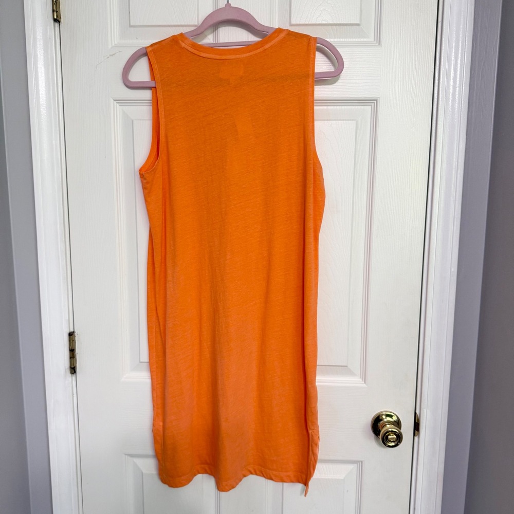 Lou & Grey Orange Sleeveless Garment Dyed Knit Shift Dress Med NWT
Quiet Luxury